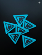 Mando Rubber Patch - Blue