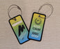 Mando Bag Tag - Yellow Green Blue